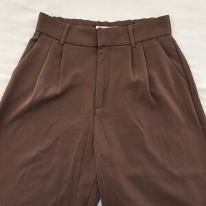 A&F high rise wide leg pants